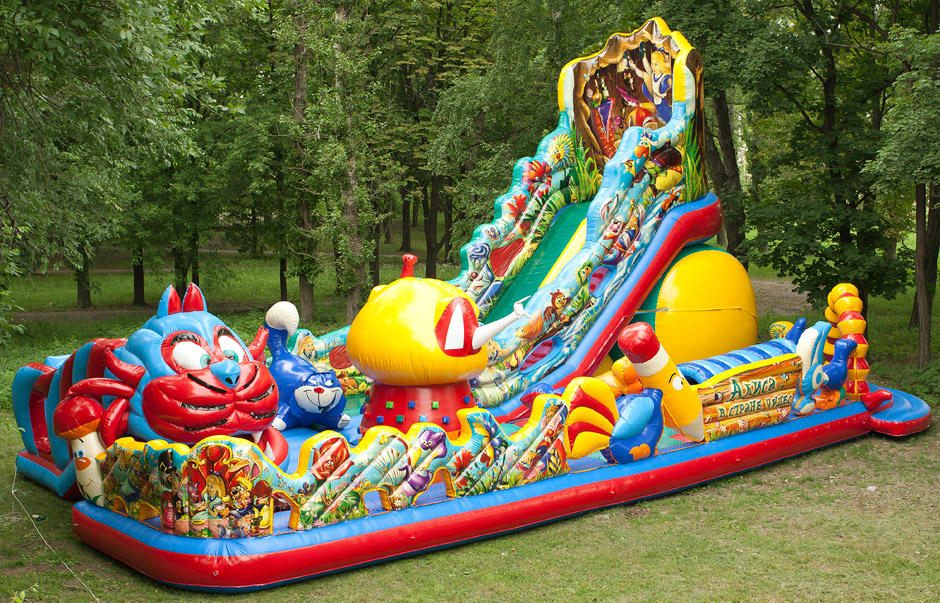 Inflatable combo Alice in wonderland