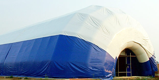 Inflatable building
