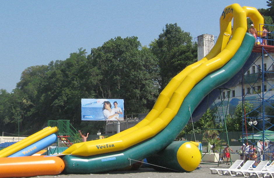 Inflatable water slide Tenth wave