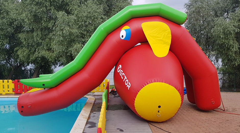 Inflatable water slide Little elephant